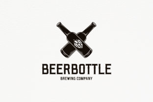 Beer Bottle Logo Template