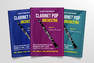 Clarinet Pop Orchestra Flyer Template: A Comprehensive Guide for Designers