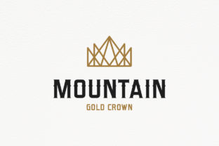 Gold Mountain Crown Logo Template: A Versatile Tool for Creative and Professional Use