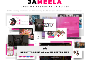 Jameela Creative Beautifully PowerPoint Presentation Templates
