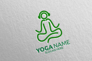 Lotus Flower Logo 57 for Yoga and Spa