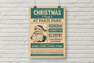Mastering Event Invitations with the Retro Christmas Bash Flyer Template