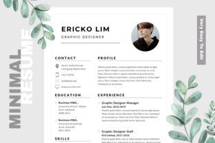 Minimal CV Resume Template: A Modern Solution for Career Growth