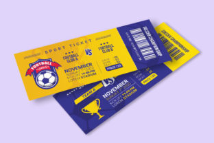 Sport Ticket Template Vol 2: A Versatile Tool for Event Enthusiasts