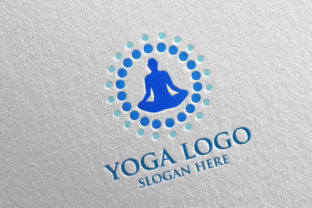 Yoga and Spa Lotus Flower Logo 33